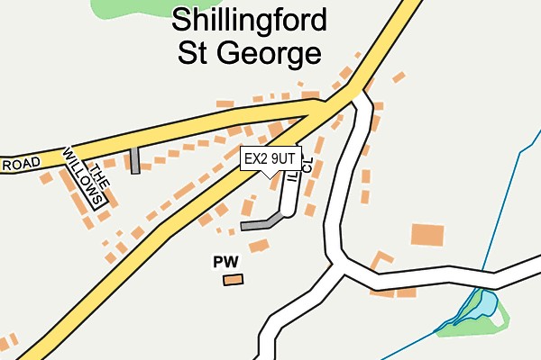 EX2 9UT map - OS OpenMap – Local (Ordnance Survey)