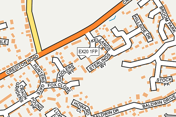 Map of KJM FITNESS LIMITED at local scale