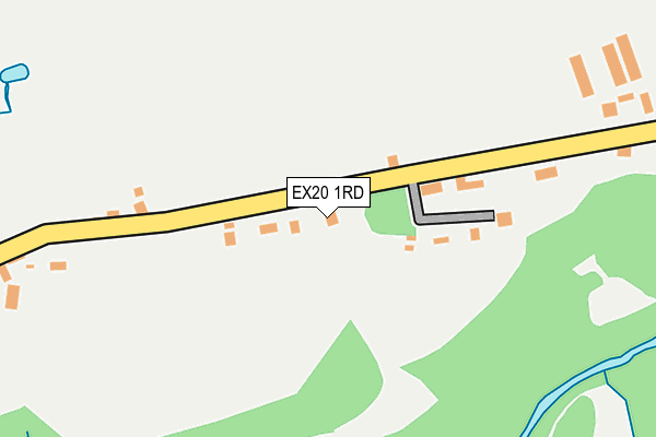 EX20 1RD map - OS OpenMap – Local (Ordnance Survey)