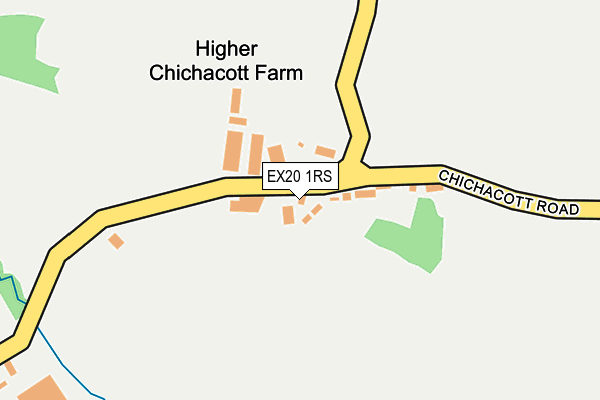 EX20 1RS map - OS OpenMap – Local (Ordnance Survey)
