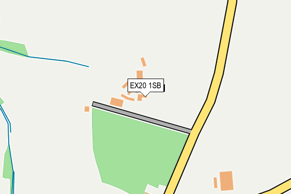 EX20 1SB map - OS OpenMap – Local (Ordnance Survey)