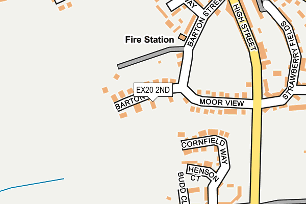 EX20 2ND map - OS OpenMap – Local (Ordnance Survey)