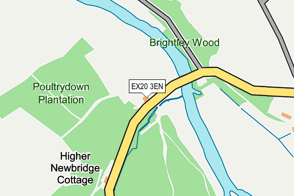 EX20 3EN map - OS OpenMap – Local (Ordnance Survey)