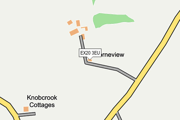 EX20 3EU map - OS OpenMap – Local (Ordnance Survey)