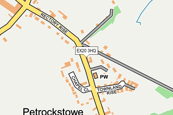 EX20 3HQ map - OS OpenMap – Local (Ordnance Survey)