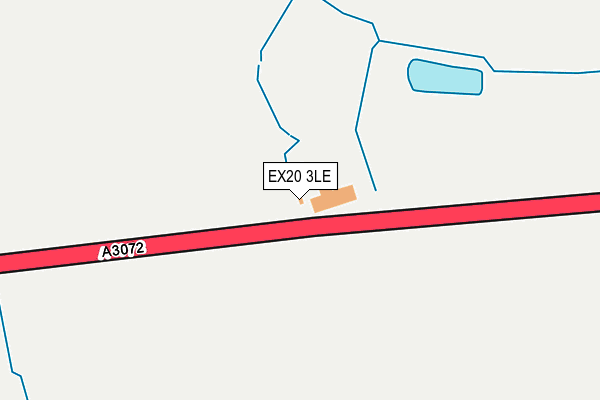 EX20 3LE map - OS OpenMap – Local (Ordnance Survey)