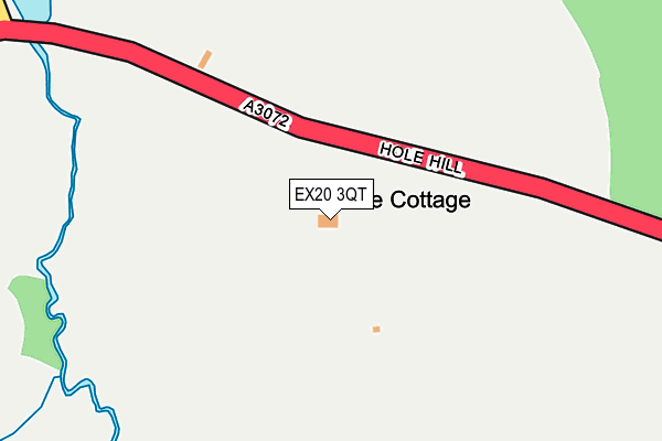 EX20 3QT map - OS OpenMap – Local (Ordnance Survey)