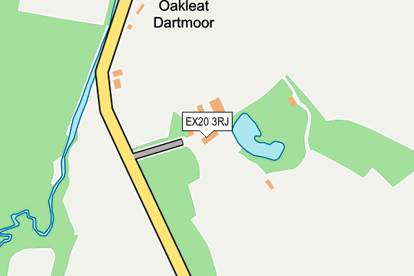 EX20 3RJ map - OS OpenMap – Local (Ordnance Survey)