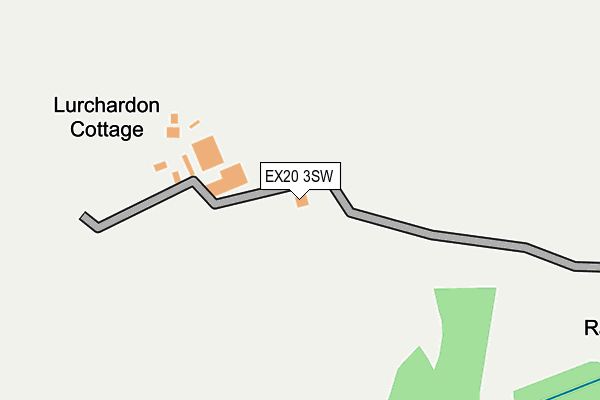 EX20 3SW map - OS OpenMap – Local (Ordnance Survey)