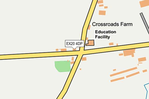 EX20 4DP map - OS OpenMap – Local (Ordnance Survey)