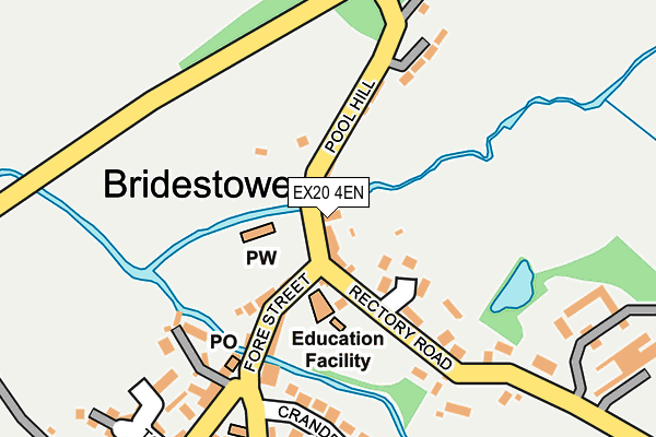 EX20 4EN map - OS OpenMap – Local (Ordnance Survey)