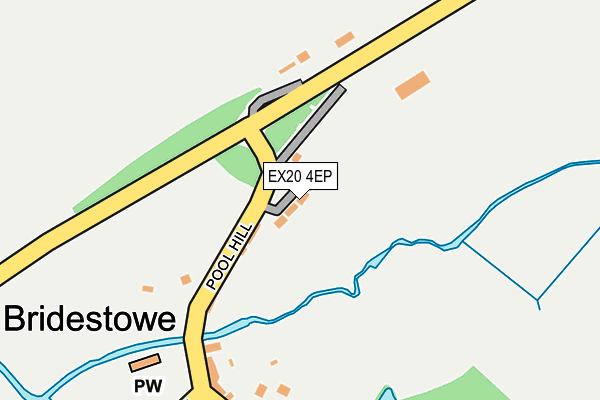 EX20 4EP map - OS OpenMap – Local (Ordnance Survey)