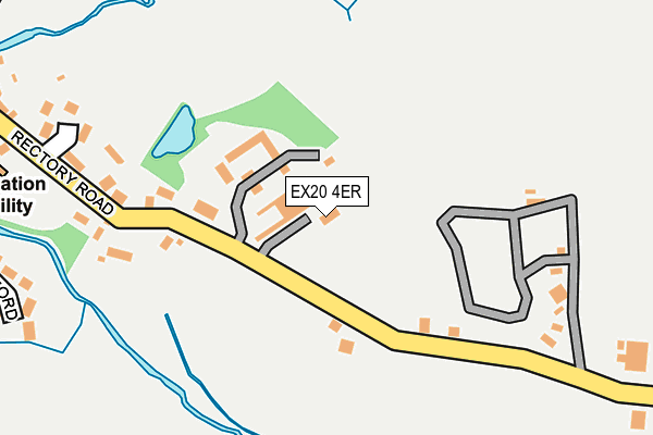 EX20 4ER map - OS OpenMap – Local (Ordnance Survey)