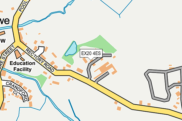 EX20 4ES map - OS OpenMap – Local (Ordnance Survey)