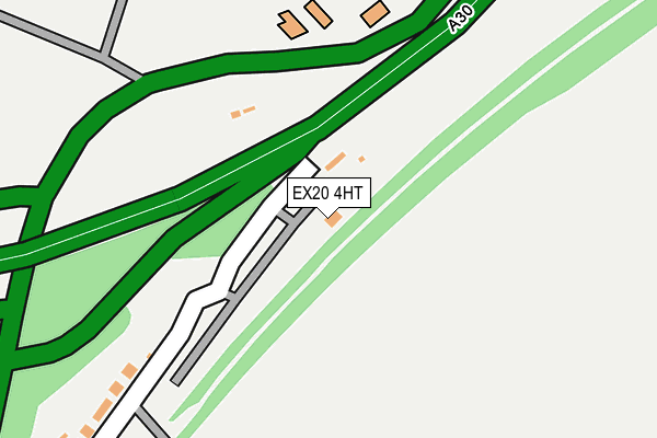 EX20 4HT map - OS OpenMap – Local (Ordnance Survey)