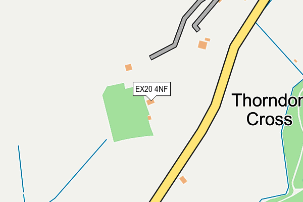 EX20 4NF map - OS OpenMap – Local (Ordnance Survey)