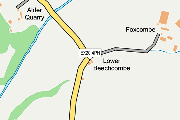 EX20 4PH map - OS OpenMap – Local (Ordnance Survey)