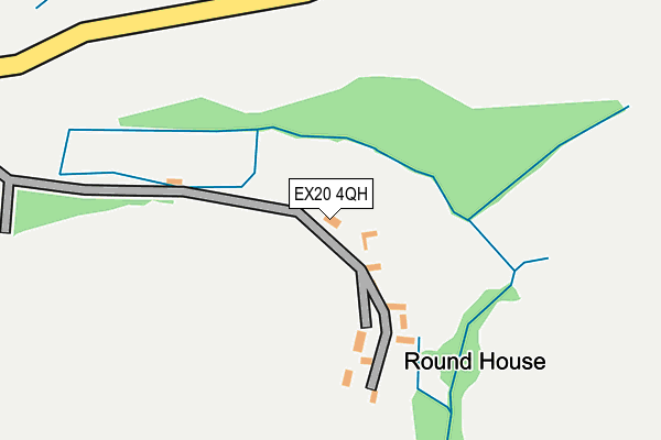 EX20 4QH map - OS OpenMap – Local (Ordnance Survey)