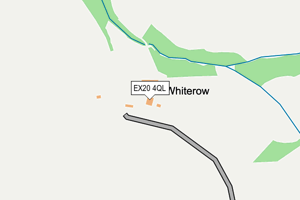 EX20 4QL map - OS OpenMap – Local (Ordnance Survey)