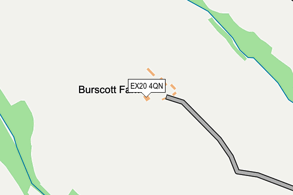 EX20 4QN map - OS OpenMap – Local (Ordnance Survey)
