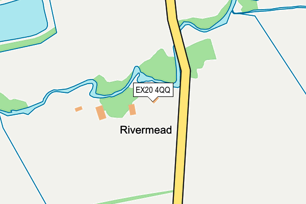 EX20 4QQ map - OS OpenMap – Local (Ordnance Survey)