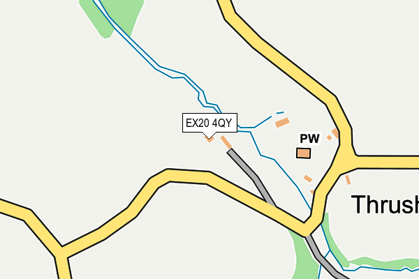 EX20 4QY map - OS OpenMap – Local (Ordnance Survey)