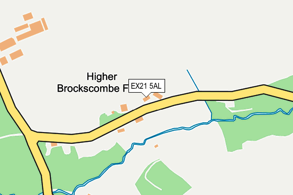 EX21 5AL map - OS OpenMap – Local (Ordnance Survey)