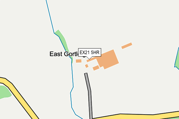 EX21 5HR map - OS OpenMap – Local (Ordnance Survey)