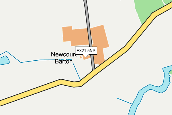 EX21 5NP map - OS OpenMap – Local (Ordnance Survey)