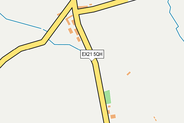 EX21 5QH map - OS OpenMap – Local (Ordnance Survey)