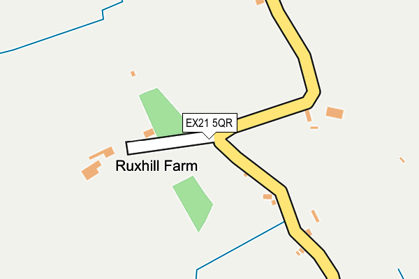 EX21 5QR map - OS OpenMap – Local (Ordnance Survey)