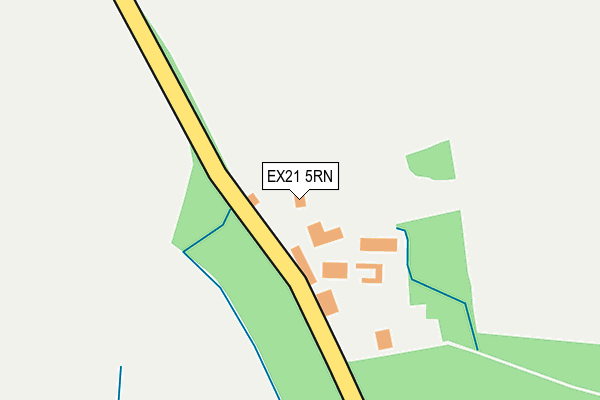 EX21 5RN map - OS OpenMap – Local (Ordnance Survey)