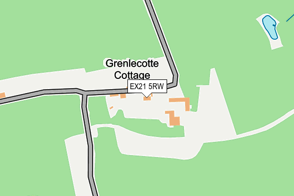 EX21 5RW map - OS OpenMap – Local (Ordnance Survey)