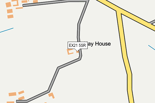 EX21 5SR map - OS OpenMap – Local (Ordnance Survey)