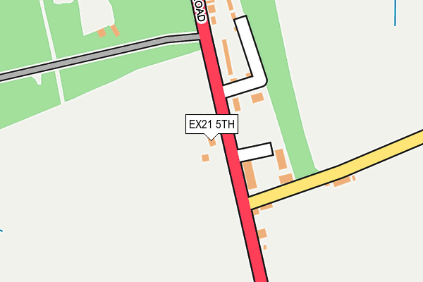 EX21 5TH map - OS OpenMap – Local (Ordnance Survey)