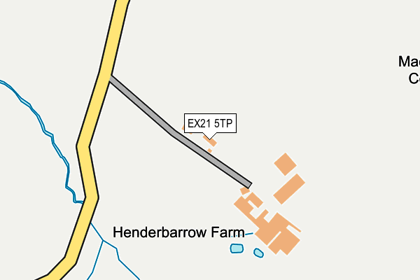 EX21 5TP map - OS OpenMap – Local (Ordnance Survey)