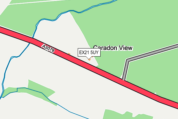 EX21 5UY map - OS OpenMap – Local (Ordnance Survey)