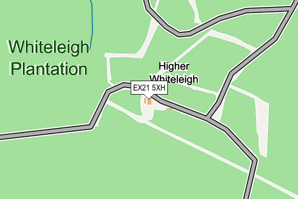 EX21 5XH map - OS OpenMap – Local (Ordnance Survey)