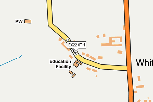 EX22 6TH map - OS OpenMap – Local (Ordnance Survey)