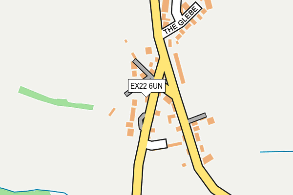 EX22 6UN map - OS OpenMap – Local (Ordnance Survey)