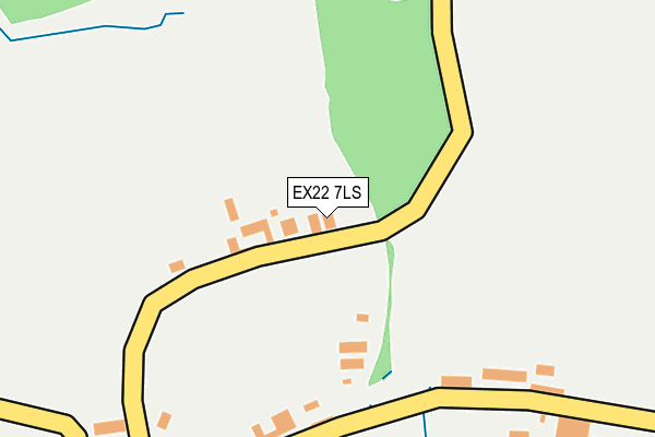 EX22 7LS map - OS OpenMap – Local (Ordnance Survey)