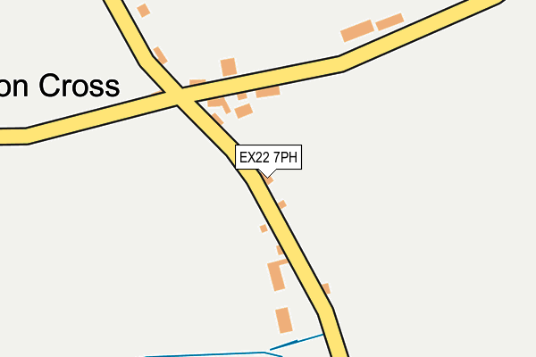 EX22 7PH map - OS OpenMap – Local (Ordnance Survey)