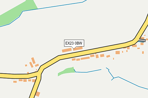 EX23 0BW map - OS OpenMap – Local (Ordnance Survey)