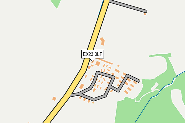 EX23 0LF map - OS OpenMap – Local (Ordnance Survey)