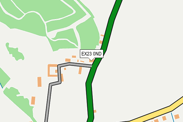 EX23 0ND map - OS OpenMap – Local (Ordnance Survey)
