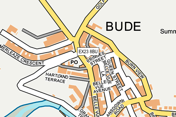 EX23 8BU map - OS OpenMap – Local (Ordnance Survey)