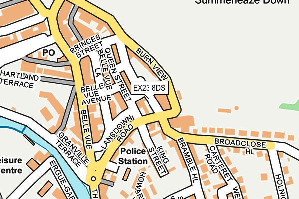 EX23 8DS map - OS OpenMap – Local (Ordnance Survey)