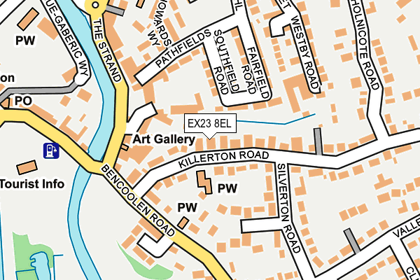 EX23 8EL map - OS OpenMap – Local (Ordnance Survey)