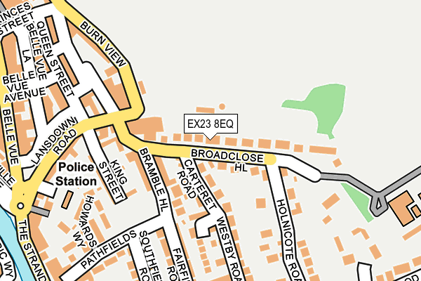 EX23 8EQ map - OS OpenMap – Local (Ordnance Survey)