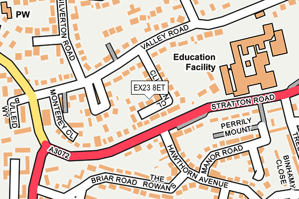 EX23 8ET map - OS OpenMap – Local (Ordnance Survey)